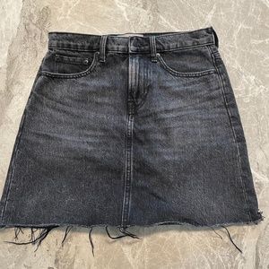 Everlane Grey Denim Skirt